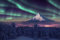 adrium Acryl-Bild 50 x 30 cm: Aurora Borealis (Nordlichter) und schöner Stern auf Nachthimmelhintergrund. Realistische 2D-Darstellung. (191748615)