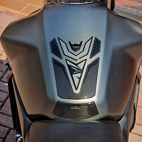 Resin Bike Autocollant Moto Compatibles avec Honda Hornet CB750 2023-2025. Protections Latérales de Réservoir Contre Chocs et Éraflures. Autocollant 3D Résinés Universelle - Fabriqué en Italie