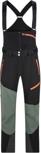 Ziener Tresa BIB Lady (Pants Freeride) Black.Green mud - 38