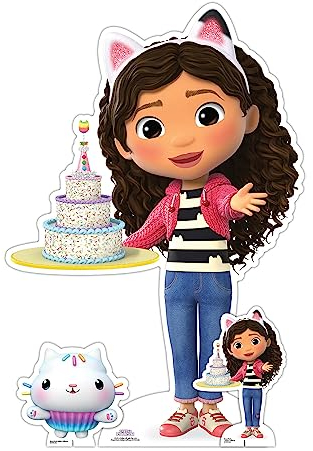 Star Cutouts Gabby SC4316 - Mini cartone con torta Gabby's Dollhouse Star, piccolo