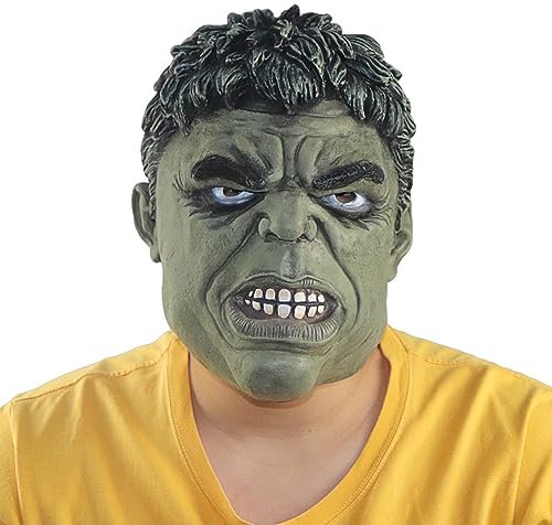 Hulk Latex Mask Horror Headwear for Halloween Carnival Costume Party Props