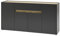 Furn.Design Kommode Sideboard in Eiche Wotan Holz und grau matt modern Wohnzimmer Esszimmer Schrank Mehrzweckschrank 170 x 87 cm Center (Sideboard)