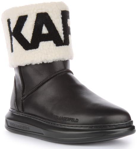 KARL LAGERFELD KL44550 401 Kapri KOSI, Cuir noir., 39 EU