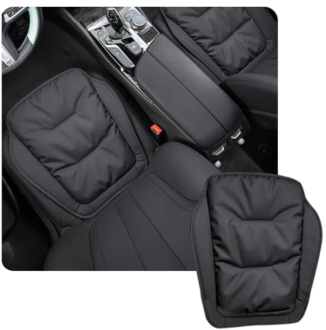 ontto Auto Sitzkissen Sitzauflagen Autositzkissen Vordersitze Pad Kissen Sitzbezug Rutschfester Sitzschutz Passt für BMW 1er 2er 3er 4er X1 X2 X3 X5 X7 IX1 IX40 F10 F20 F30 G20 G30 GT Zubehör-Schwarz