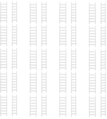 OLYCRAFT 40Pcs White Miniature Wood Ladders Mini Wooden Step Ladders Mini Wooden Stairs Furniture Garden Ladder Decoration for DIY Crafts Micro Landscape Prop Decorations -62x20x1.5mm
