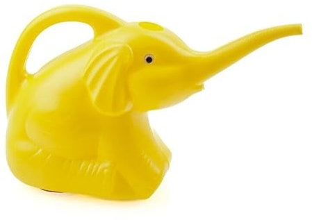 Gießkanne Elefant 2L Bewässerung Blumensprühgerät Gartenarbeit Kinder (Gelb)