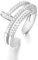 Nagel Ring Frauen,Ringe Silver Damen,Damenring Sterling Silber 925,Wasserfest,Freundschaftsringe,Partnerringe,Ideal Geschenk für Frauen Geburtstage
