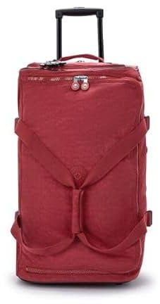 Kipling Teagan M, Medium Wheeled Duffle, 35 x 67 x 40 cm, Funky Red (RED)