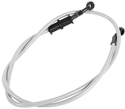 Motorrad Bremsschlauch, 50cm–120cm Stahlflex Bremsleitung Motorrad Bremsleitung Bremskupplung für Fahrrad Enduros Motocross Motorrad (900mm)