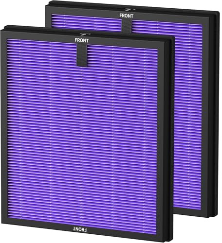 HY4866 Ersatzfilter für MORENTO/WESTHEY HY4866 Luftreiniger und YIOU M1 Luftreiniger, hocheffizienter H13 True HEPA-Filter und Aktivkohlefilter, multifunktionale Version, 2 Stück