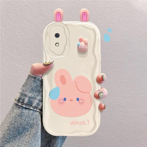 3D Cartoon Hülle Kompatibel mit Samsung Galaxy A10 Süßes Stoßfestes und Stylisches Silikon Cover