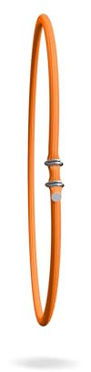 bellicon Seilring-Set für 100 cm Rebounder (Orange – Medium, bis 90 kg) | 30 Original Naturkautschuk Seilringe