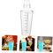 PAMINGONO Shaker Per Cocktail Da 700 Ml Shaker Per Tè Con Tacche Di Misurazione Bicchiere Di Plastica Per Mescolare Bevande