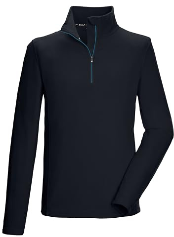 Killtec Unisex Ksw 99 Mn FLC Shrt Fleeceshirt mit Stehkragen und Reißverschluss