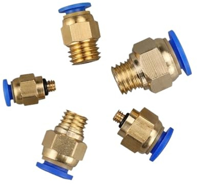 PC pneumatische fitting Schnell Anschlüsse m12X1.75- M5 M6 M8 M10 M12 M14 M16 M20 Metrisches Außengewinde Air Rohr Push In(10-M12)