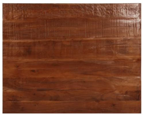 vidaXL Tischplatte, Holzplatte Rechteckig, Massivholzplatte für Tisch Esstisch Couchtisch, Ersatztischplatte, 90x80x2,5cm Altholz Massiv