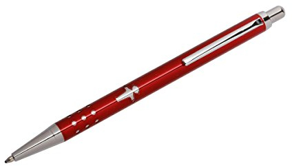 AMPELMANN Kugelschreiber - Sekretär Steher metallic rot 13,5 cm