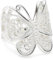 Vinani Ring Schmetterling Paisley glänzend Sterling Silber 925 Größe 60 (19.1) RSL60
