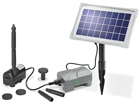 Set Pompe Solaire 175 l/h Esotec 101709 avec accumulateur de Batterie