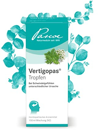 Pascoe Vertigopas homöopathisches Arzneimittel bei Schwindel, 100 ml | Arzneimittel als Tropfen zum Einnehmen, bei Schwindelgefühlen unterschiedlicher Ursache, 100 ml, von Pascoe Naturmedizin