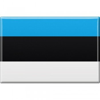 Küchenmagnet - Länderflagge Estland - Gr.ca. 8x5,5 cm - 38033 - Magnet