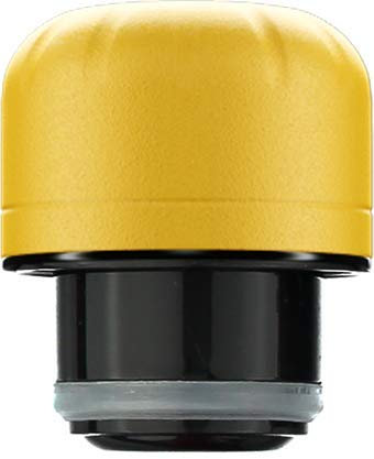 Chilly's Tapa de aluminio en color amarillo mate para botellas de 260 ml y 500 ml, LID_CB01BYEL
