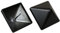 Gartenwelt Riegelsberger Pfostenkappe 160x160 mm Aluminium schwarz pulverbeschichtet Kappe für Pfosten mit Dorn Zaunkappe Abdeckkappe