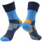 RANDY SUN Herren-Socken mit guter Dehnbarkeit, Blau/Schwarz, 1 Stück