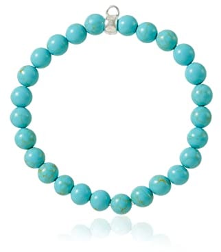 Thomas Sabo Damen Charm-Armband Türkis Charm Club 925 Sterling Silber X0213-404-17