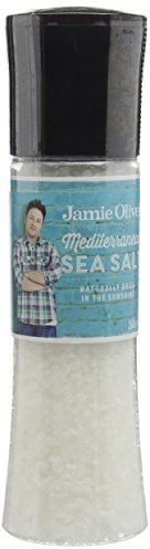 Jamie Oliver Mediterranean Sea Salt, Grind Mill, 360 g (Pack of 6)