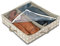 Domopak Living 8001410074300 Case Boots 2 Compartments, Plastic, white, beige, 50 x 60 x 12 cm