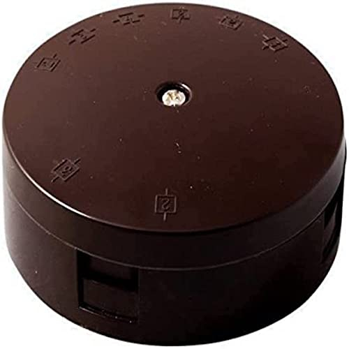 Merriway BH05756 Junction Box With 4-Terminal, 20 Amp, Brown