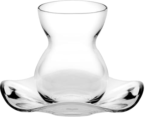 Teegläser Set Cay Bardagi 6x Teeglas + 6x Untertasse