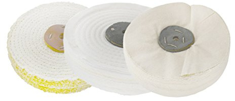 Coarse Medium Final G Polishing Buffing Mops Sisal Floppy 6 x 1 2 Section 3pc