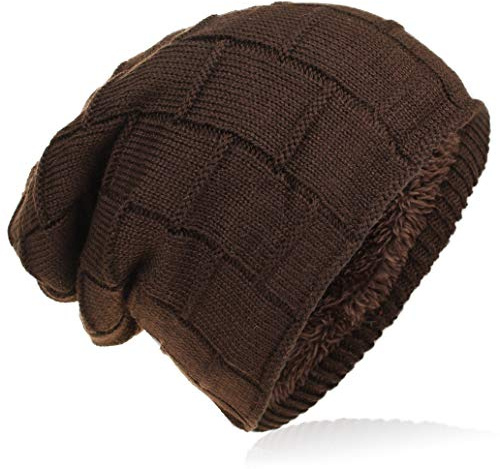 Miobo Winter Beanie Mütze – Warm gefütterte Feinstrickmütze – Für Damen & Herren