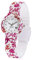 Hip Hop Solo Tempo Heart & Love, Orologio Donna Bianco con Scritte 'Love' e Cuori Rosa e Rosso, Cinturino Morbido in Silicone Resistente all'Acqua HWU0975