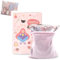 Pad riscaldante forno a microonde, Déhoussable et Lavable， Coussin Chauffant Graines de Lin et Lavande，Pour Douleur Cervicales, Cou, Nuque, Epaules, Corps
