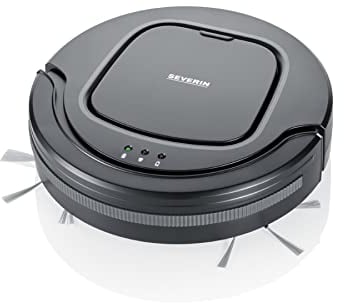 SEVERIN Aspirateur Robot Silencieux 75 DB et Longue autonomie 90 Minutes, Gris, RB7023