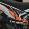 Resin Bike Aufkleber für Motorrad Kompatibel mit KTM 890 Adventure-R 2021. Seitenschutzgitter vor Stößen und Kratzern. Paar 3D-Harzklebstoff - Stickers - Made in Italy
