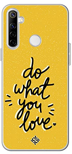 Movilshop Funda para [ Realme 6i ] Dibujo Frases Guays [ Do What You Love ] de Silicona Flexible Transparente Carcasa Case Cover Gel para Smartphone.