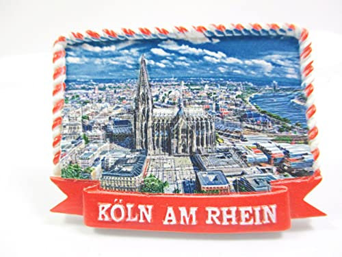 Köln am Rhein Dom Premium Magnet Poly Souvenir Germany (37)
