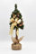 dekorierter Tannenbaum, Kleiner künstlicher Weihnachtsbaum mit Schmuck