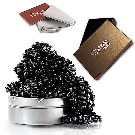 myHodo Magnetsteine Premium Set (1000+ Stück, 5-7mm) – Kleine Crack Magnets (Sanfte Magnetkraft) für Stressabbau & Fokus | Magnetische ASMR Trigger & Magnetspielzeug Edition