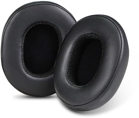 Sinowo Ersatz-Ohrpolster für Skullcandy Crusher Wireless, Crusher ANC/EVO, Hesh 3 kabellose Kopfhörer, Ohrpolster, Headset-Ohrpolster (schwarz)