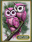 2024 - 2028 5-year monthly planner 60-month calendar: Cute Pink Owl Cover 8.5 x 11