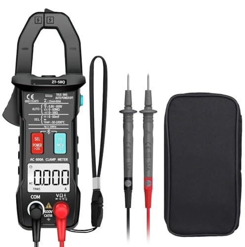 Multimetri ZT-5BQ Pinza amperometrica Wireless Tecnologia Digitale Multimetro Intelligente Vero RMS Voltmetro Amperometro Auto Rang Condensatore NCV Tester