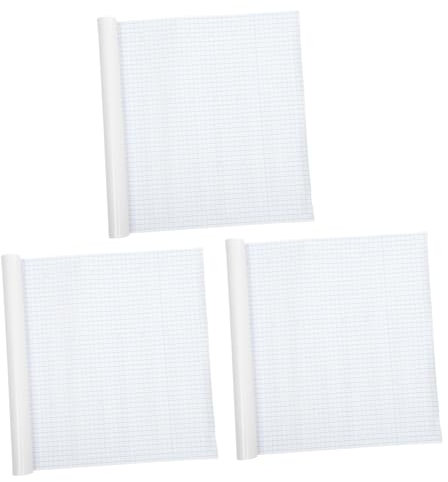 SOLUSTRE 3rollen Durchsichtiger Selbstklebender Buchdeckel Für Softcover Und Hardcover Bücher Dokumente Hefte Und Zeitschriften Pvc Schutz Gegen Knicken Und Beschädigungen