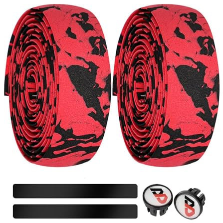YAEOSNSI 1 Pair Bike Handlebar Tape Self Adhesive EVA Touring Bicycle Handlebar Cycling Bicycle Handle Wraps Road Bike Bar Tape for Road Bike