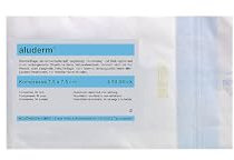 kaiserkraft | aluderm®-Kompresse | steril verpackt | VE 50 Stk | LxB 75 x 75 mm