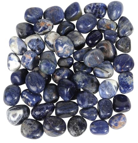 Sportmusies 1lb Natural Polished Crystals for Home Decoration, Sodalite